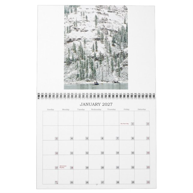 AlaskaGuideList 2012 Calendário do Concurso de Fot (Jan 2027)