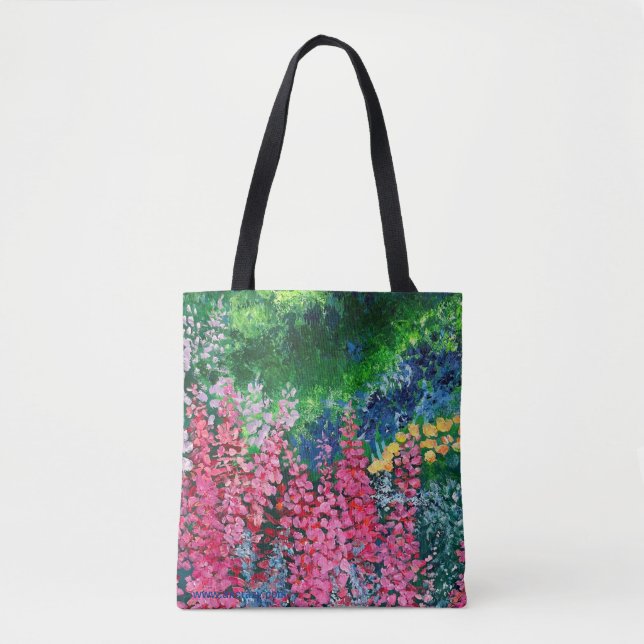 Alaskan Jon's Summit & Fireweed Tote Bag w_ALASKA (Frente)