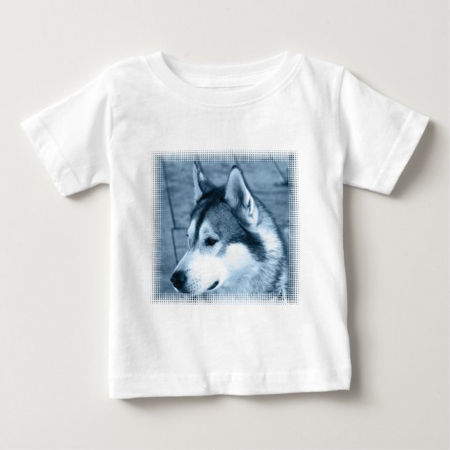 Alaskan Malamute Criança T-Shirt (Frente)