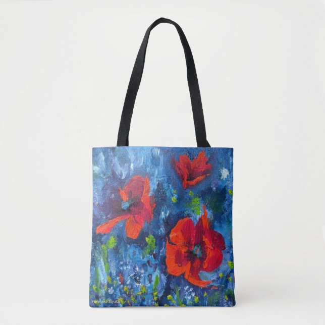 Alaskan Poppies Tote Bag (Frente)