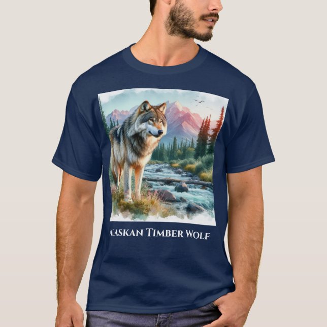 Alaskan Timber Wildlife T-Shirt (Frente)