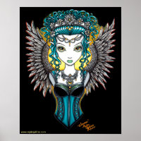 "Alaura" Posters Gothic Guardian