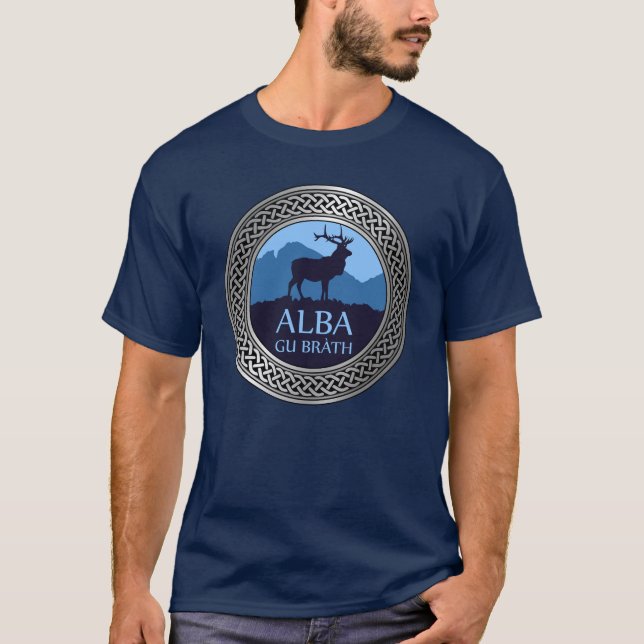 Alba Gu Brath Knot T-Shirt (Frente)