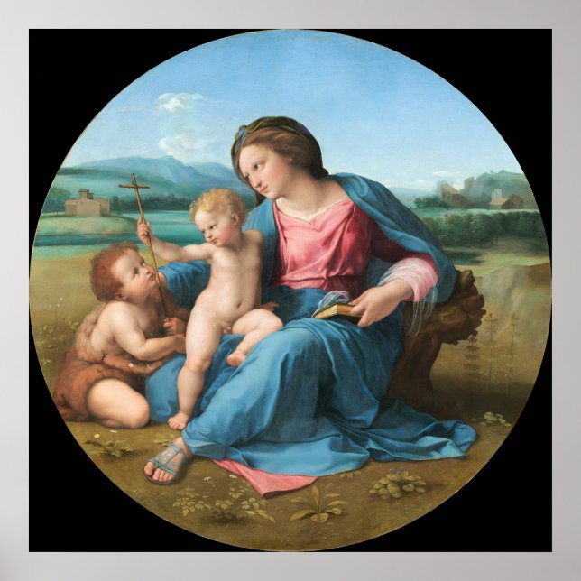Alba Madonna - Raphael Fine Art Poster (Frente)