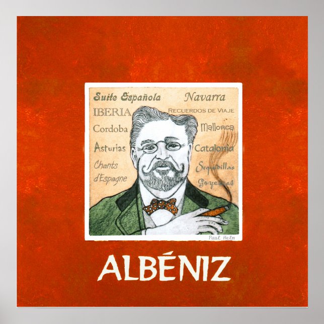 Albeniz, poster (Frente)
