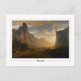 Albert Bierstadt #121 - Cartão Postal de Arte Fina