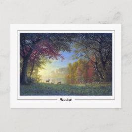 Albert Bierstadt #134 - Cartão postal de arte fina