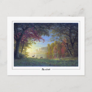Albert Bierstadt #134 - Cartão postal de arte fina