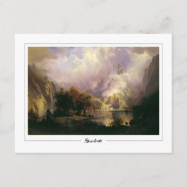 Albert Bierstadt #136 - Cartão Postal de Arte Fina