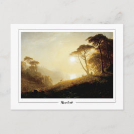 Albert Bierstadt #224 - Cartão postal de arte fina