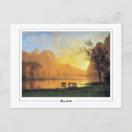 Albert Bierstadt #229 - Cartão Postal de Arte Fina