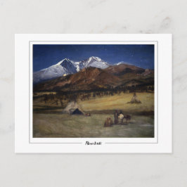 Albert Bierstadt #287 - Cartão postal de arte fina