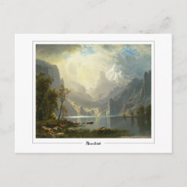 Albert Bierstadt #298 - Cartão Postal de Arte Fina