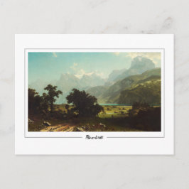 Albert Bierstadt #70 - Cartão Postal de Arte Fina
