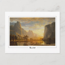 Albert Bierstadt #86 - Cartão postal de arte fina