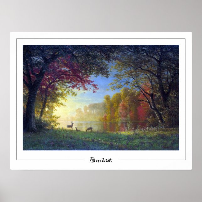 Albert Bierstadt Zedign Art Poster nº 11 (Frente)