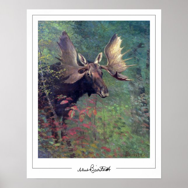 Albert Bierstadt Zedign Art Poster nº 225 (Frente)