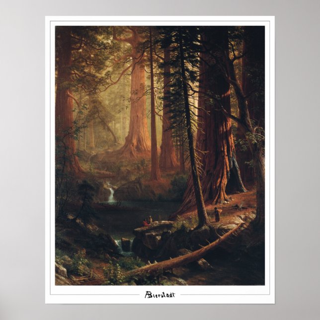 Albert Bierstadt Zedign Art Poster nº 4 (Frente)