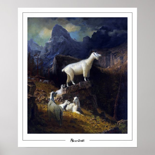 Albert Bierstadt Zedign Art Poster nº 7 (Frente)