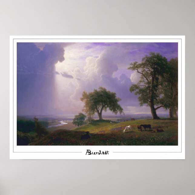 Albert Bierstadt Zedign Art Poster nº 99 (Frente)