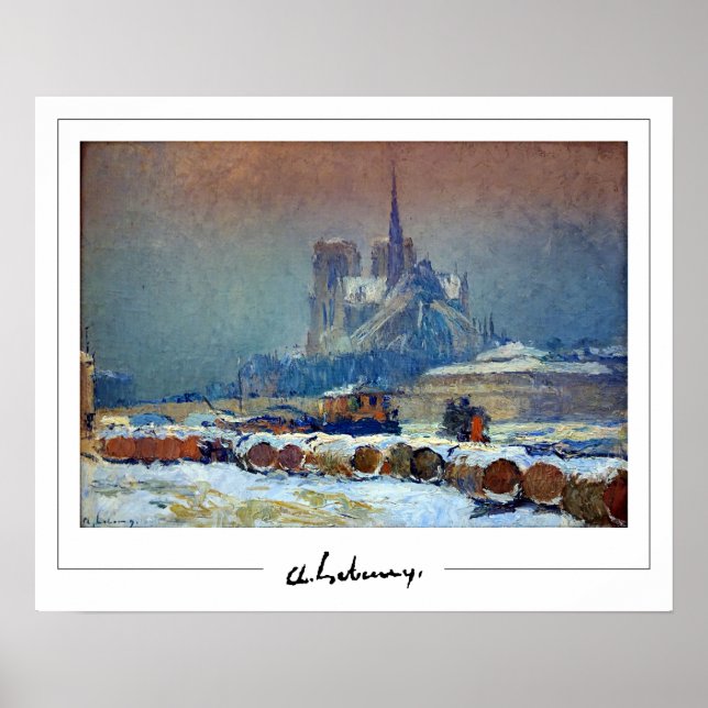 Albert Lebourg Zedign Art Poster #78 (Frente)