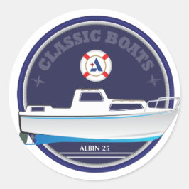 Albin 25 - adesivos redondos brilhantes