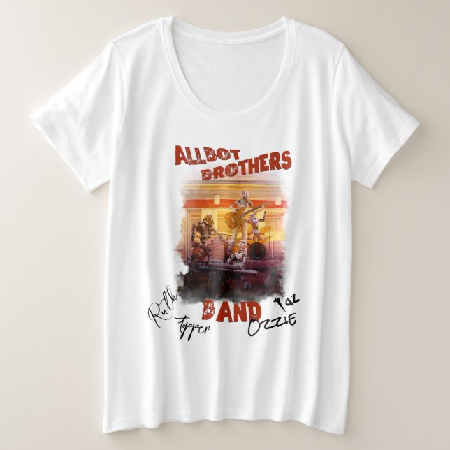 Albot Brothers Banda T-shirt assinada (Frente do Design)