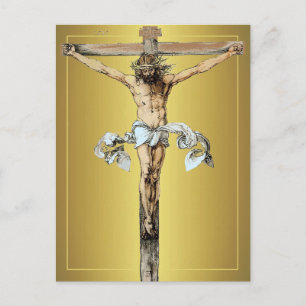 Albrecht Dürer 1505 Cristo na Cruz Cartão Postal