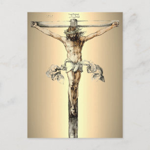 Albrecht Dürer 1505 Cristo na Cruz Cartão Postal