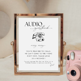 Álbum de Telefonia de Casamento com Caligrafia Chi