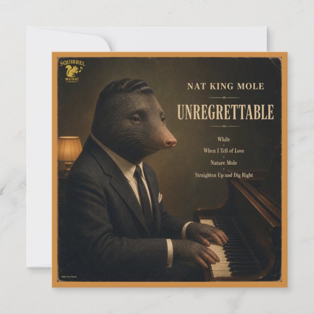Álbum do Nat King Mole: uma Paródia (Frente)