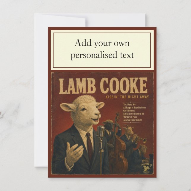 Álbum Lamb Cooke: uma Paródia (Frente)