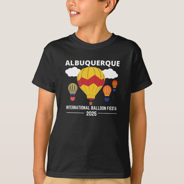 Albuquerque Balloon Fiesta 2025 T-Shirt (Frente)