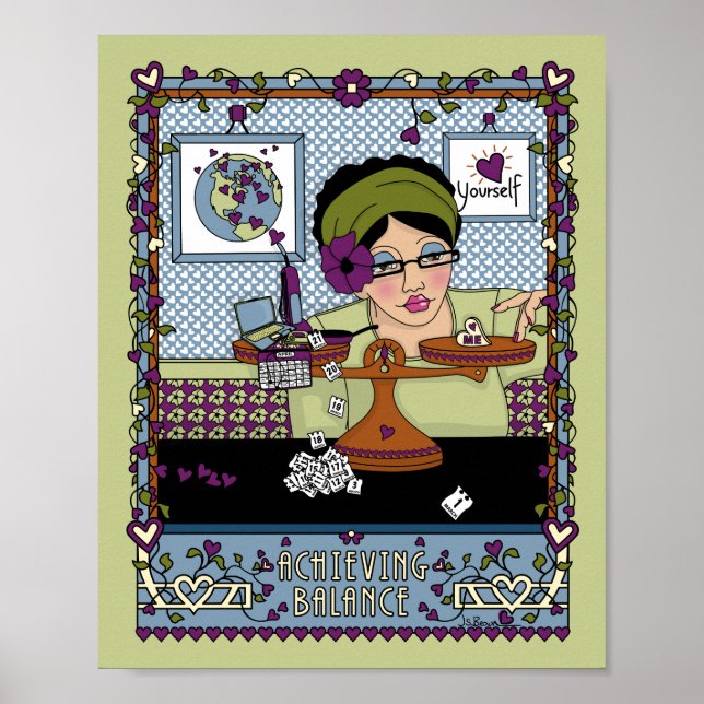 Alcançando Poster Balance_A_8x10 (Frente)