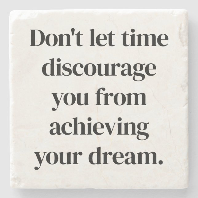 Alcançando sua Porta copos de Pedra Marble do Sonh (Frente)