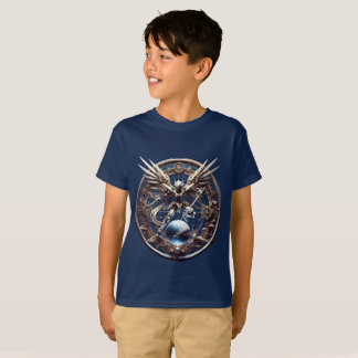 Alcance as Estrelas com o Futuro T-Shirt Robô