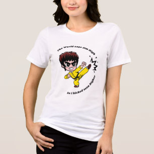 Alcance uma camiseta Motivacional Alta