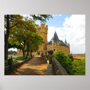 Alcazar (Castelo) de Segóvia, Espanha - Poster