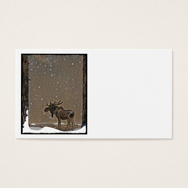 Alce na neve (Frente)