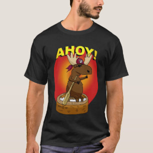 Alces do pirata Ahoy! T-shirt