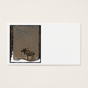 Alces na neve
