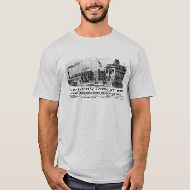 Alco-Schenectady Locomotive Works, 1870 T-Shirt (Frente)