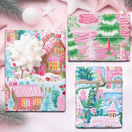 Aldeia De Pão Rosa De Pastel Whimsical,