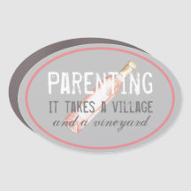 Aldeia de Parentalidade engraçada e citação de vin