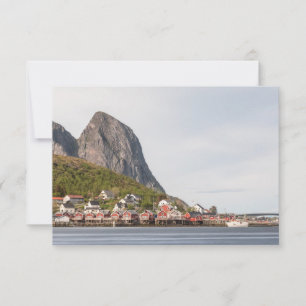 Aldeia de Pesca Lofoten - Cartão Noruega