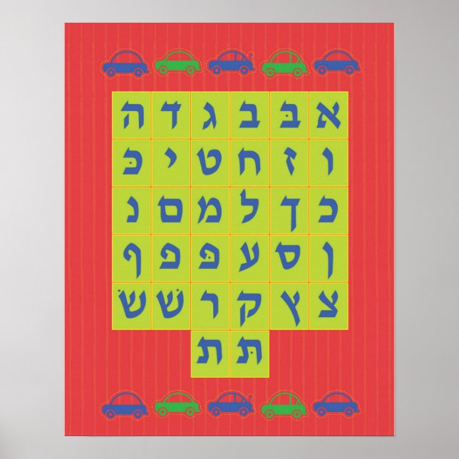 Alef Beis Poster (Frente)