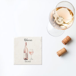 Alegre de Vinho Rosé –  Porta-Copos de Vinho Perso