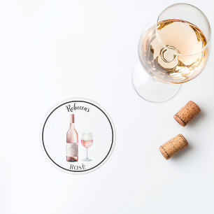 Alegre de Vinho Rosé –  Porta-Copos de Vinho Perso