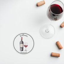 Alegre do Vinho Tinto – Porta-Copos Personalizado