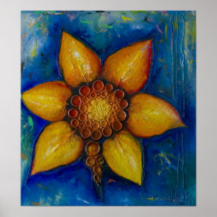 Alegre - impressão das canvas dos meios mistos